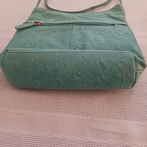Stone Mountain Leather Teal Purse - Picture 5 of 10